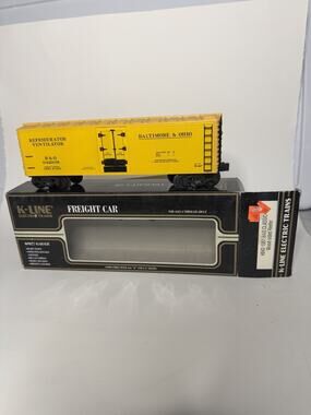 K-Line O Scale Baltimore & Ohio (B&O) Wood-Sided Reefer #6421091